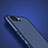 Custodia Plastica Rigida Opaca con Anello Supporto per Huawei P10 Blu