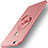 Custodia Plastica Rigida Opaca con Anello Supporto per Huawei P10 Lite Oro Rosa