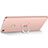 Custodia Plastica Rigida Opaca con Anello Supporto per Xiaomi Mi Max 2 Oro Rosa