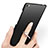 Custodia Plastica Rigida Opaca con Anello Supporto per Xiaomi Mi Note Nero