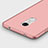 Custodia Plastica Rigida Opaca con Anello Supporto per Xiaomi Redmi Note 4 Standard Edition Oro Rosa