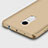 Custodia Plastica Rigida Opaca con Anello Supporto per Xiaomi Redmi Note 4X High Edition Oro