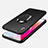 Custodia Plastica Rigida Opaca con Anello Supporto T01 per Apple iPhone Xs Max Nero