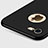 Custodia Plastica Rigida Opaca con Foro e Anello Supporto per Apple iPhone SE (2020) Nero
