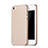 Custodia Plastica Rigida Opaca con Foro per Apple iPhone 5 Oro Rosa