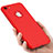 Custodia Plastica Rigida Opaca con Foro per Apple iPhone 8 Rosso