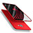 Custodia Plastica Rigida Opaca con Magnetico Anello Supporto per Samsung Galaxy C5 Pro C5010 Rosso