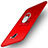 Custodia Plastica Rigida Opaca con Magnetico Anello Supporto per Samsung Galaxy C7 Pro C7010 Rosso