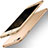 Custodia Plastica Rigida Opaca Fronte e Retro 360 Gradi per Apple iPhone SE3 2022 Oro