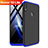 Custodia Plastica Rigida Opaca Fronte e Retro 360 Gradi per Huawei Honor 10 Lite Blu e Nero