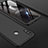 Custodia Plastica Rigida Opaca Fronte e Retro 360 Gradi per Huawei Honor 10 Lite Nero