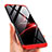 Custodia Plastica Rigida Opaca Fronte e Retro 360 Gradi per Huawei Y6s Nero