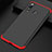 Custodia Plastica Rigida Opaca Fronte e Retro 360 Gradi Q01 per Huawei Nova 4 Rosso e Nero