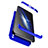 Custodia Plastica Rigida Opaca Fronte e Retro 360 Gradi Q01 per Huawei Nova Lite 3 Blu