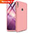Custodia Plastica Rigida Opaca Fronte e Retro 360 Gradi Q01 per Huawei Nova Lite 3 Oro Rosa