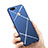 Custodia Plastica Rigida Opaca Line per Huawei Honor V9 Blu