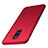 Custodia Plastica Rigida Opaca M02 per Samsung Galaxy A6 Plus Rosso