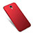 Custodia Plastica Rigida Opaca M03 per Xiaomi Mi 4 Rosso