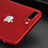 Custodia Plastica Rigida Opaca M11 per Apple iPhone 8 Plus Rosso