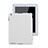 Custodia Plastica Rigida Opaca per Apple iPad 4 Bianco