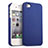 Custodia Plastica Rigida Opaca per Apple iPhone 4S Blu