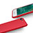 Custodia Plastica Rigida Opaca per Apple iPhone 8 Plus Rosso