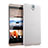 Custodia Plastica Rigida Opaca per HTC One E9 Plus Bianco