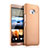 Custodia Plastica Rigida Opaca per HTC One Me Oro