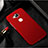 Custodia Plastica Rigida Opaca per Huawei GX8 Rosso