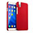 Custodia Plastica Rigida Opaca per Huawei Honor 7i shot X Rosso
