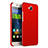 Custodia Plastica Rigida Opaca per Huawei Y6 Pro Rosso