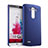 Custodia Plastica Rigida Opaca per LG G3 Blu