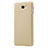 Custodia Plastica Rigida Opaca per Samsung Galaxy On7 (2016) G6100 Oro