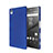 Custodia Plastica Rigida Opaca per Sony Xperia Z5 Blu