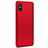 Custodia Plastica Rigida Opaca per Xiaomi Mi 8 Screen Fingerprint Edition Rosso