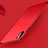 Custodia Plastica Rigida Opaca W01 per Apple iPhone X Rosso