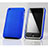 Custodia Plastica Rigida Perforato per Apple iPhone 3G 3GS Blu