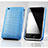 Custodia Plastica Rigida Perforato per Apple iPhone 3G 3GS Cielo Blu