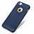 Custodia Plastica Rigida Perforato per Apple iPhone 5 Blu