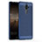 Custodia Plastica Rigida Perforato per Huawei Mate 9 Blu