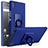 Custodia Plastica Rigida Sabbie Mobili con Anello Supporto per Sony Xperia XA1 Plus Blu