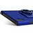 Custodia Plastica Rigida Sabbie Mobili con Anello Supporto per Sony Xperia XA1 Ultra Blu