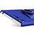 Custodia Plastica Rigida Sabbie Mobili con Anello Supporto per Sony Xperia XZ Premium Blu