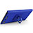 Custodia Plastica Rigida Sabbie Mobili con Anello Supporto per Sony Xperia XZ1 Blu