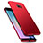 Custodia Plastica Rigida Sabbie Mobili Q01 per Samsung Galaxy S6 Edge SM-G925 Rosso
