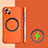 Custodia Plastica Rigida Senza Cornice Cover Opaca con Mag-Safe Magnetic per Apple iPhone 14 Plus Arancione