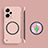 Custodia Plastica Rigida Senza Cornice Cover Opaca con Mag-Safe Magnetic per Xiaomi Poco F5 5G Oro Rosa