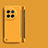 Custodia Plastica Rigida Senza Cornice Cover Opaca P01 per OnePlus 12 5G Giallo