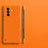 Custodia Plastica Rigida Senza Cornice Cover Opaca per Huawei Enjoy 50 Arancione