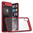 Custodia Plastica Rigida Specchio M01 per Apple iPhone Xs Rosso